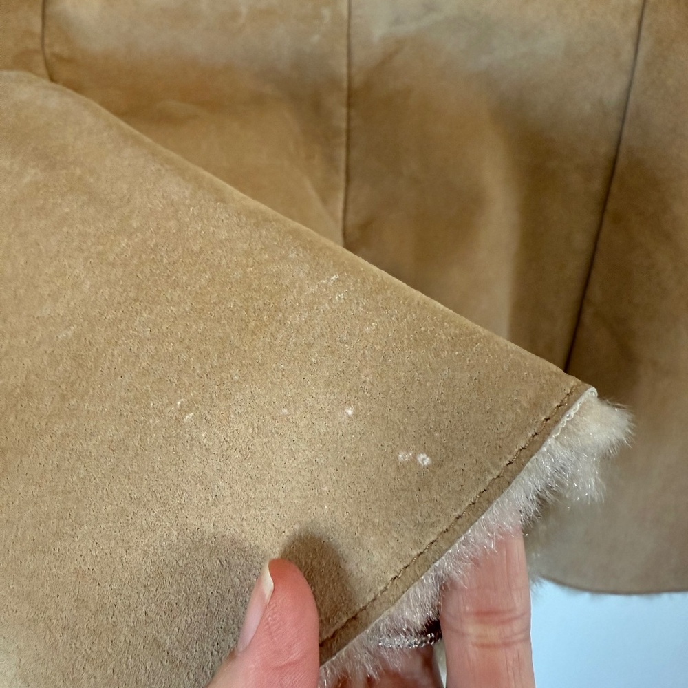 Vintage Guess leather Jacket fur collar - Picture 8 of 9